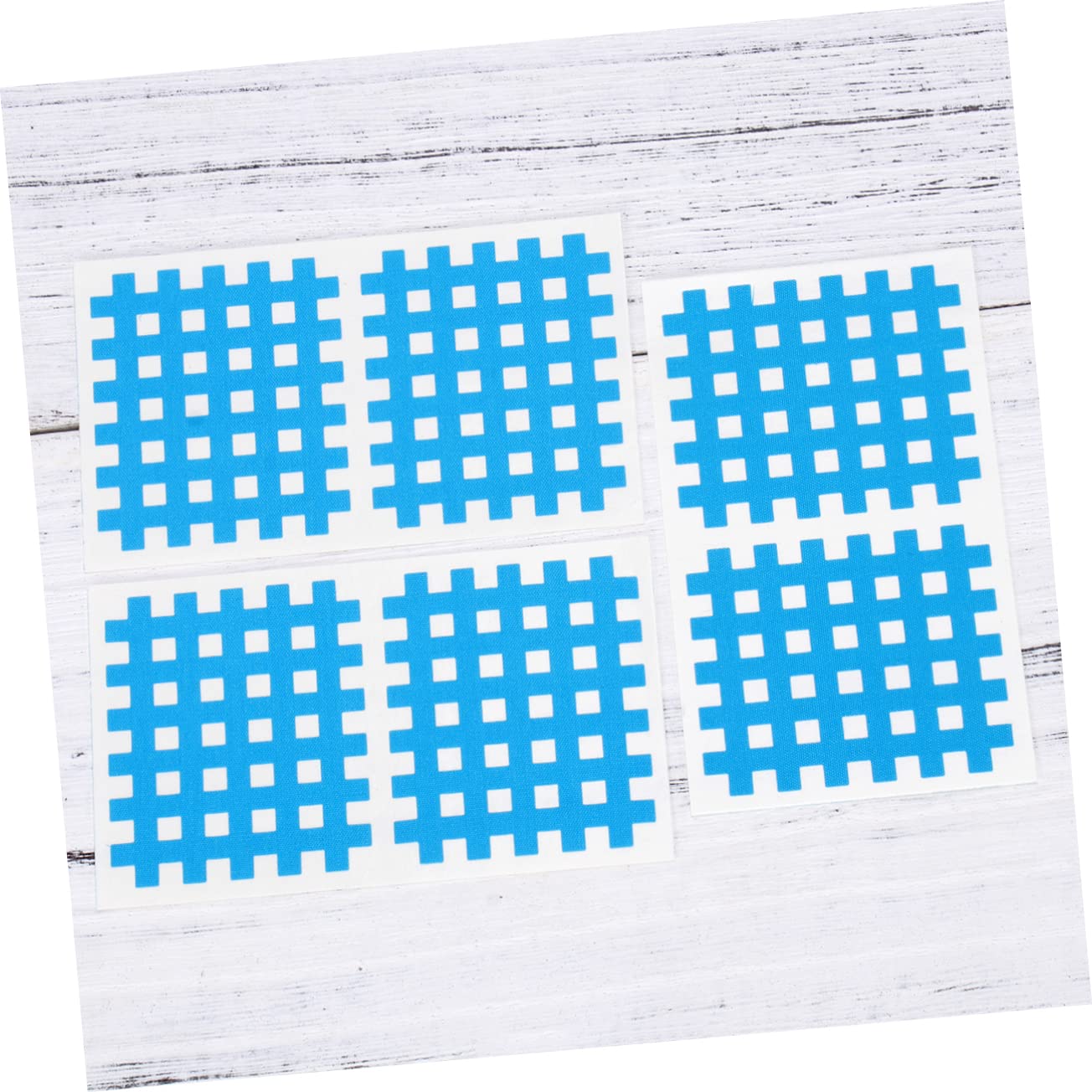 Healeved 20 Sheets Sports Muscle Tape Therapeutic Athletic Tape Adherent Cohesive Tape Adhesive Muscle Fitness Support Tapes Physical Support Tape Breathable Athletic Tape Fitness Tape Blue