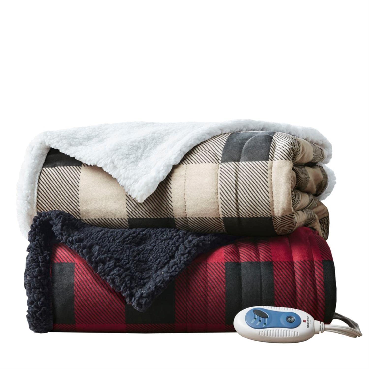 Amazon.com: Woolrich Linden Mink to Berber Electric Blanket Cozy