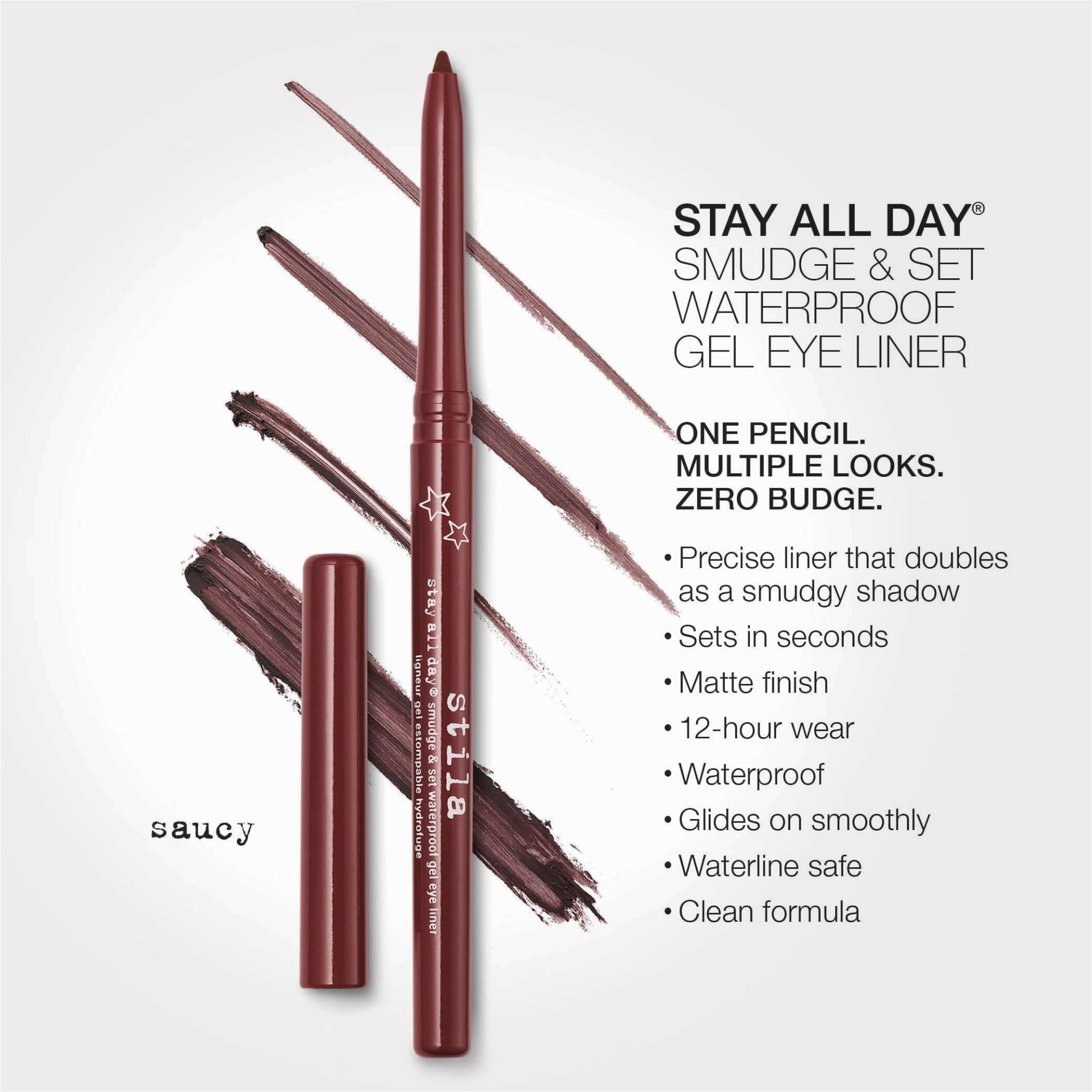 Stay All Day® Smudge & Set Waterproof Gel Eye Liner - Saucy, 0.35 g (Pack of 1) - Image 2