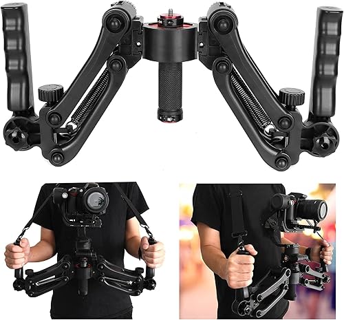 Miniatura 2 de Z Axis Spring Gimbal Cámara estabilizador de amortiguación flexible con agarre de doble mango compatible con RSC 2/RS 2/Ronin S/SC