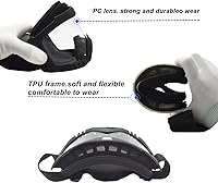 Vista 4 de Gafas de motocross para motocross, paquete de 2 gafas de motocross con protección solar y UV, pasamontañas, cubierta completa para jóvenes