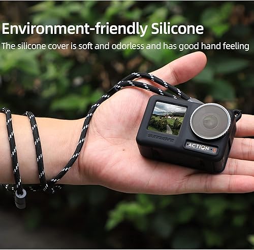 Miniatura 6 de Action 3 - Funda con cordón para DJI Osmo Action 3, accesorios de cámara, funda protectora de silicona con correa larga para el cuello