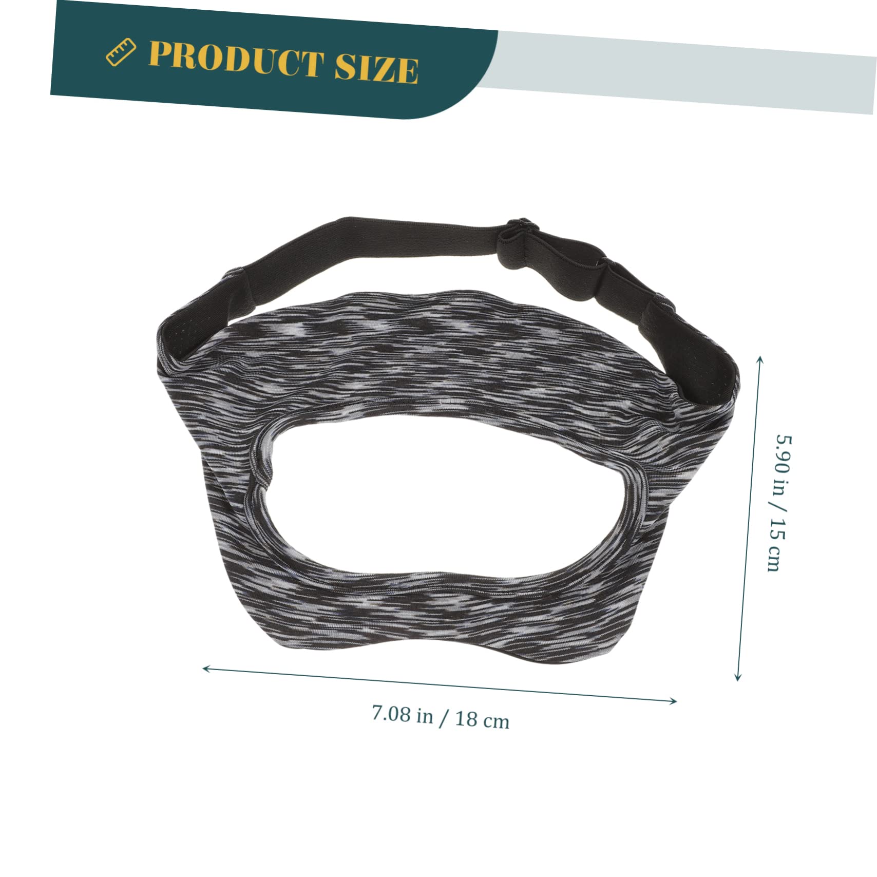 4pezzi Coperchio Maschera Vr e Traspirante Copertura Per Auricolari Virtuali Facile Da Pulire e Comoda Adatta Diverse Forme Del Viso e Circumferenze Della Testa