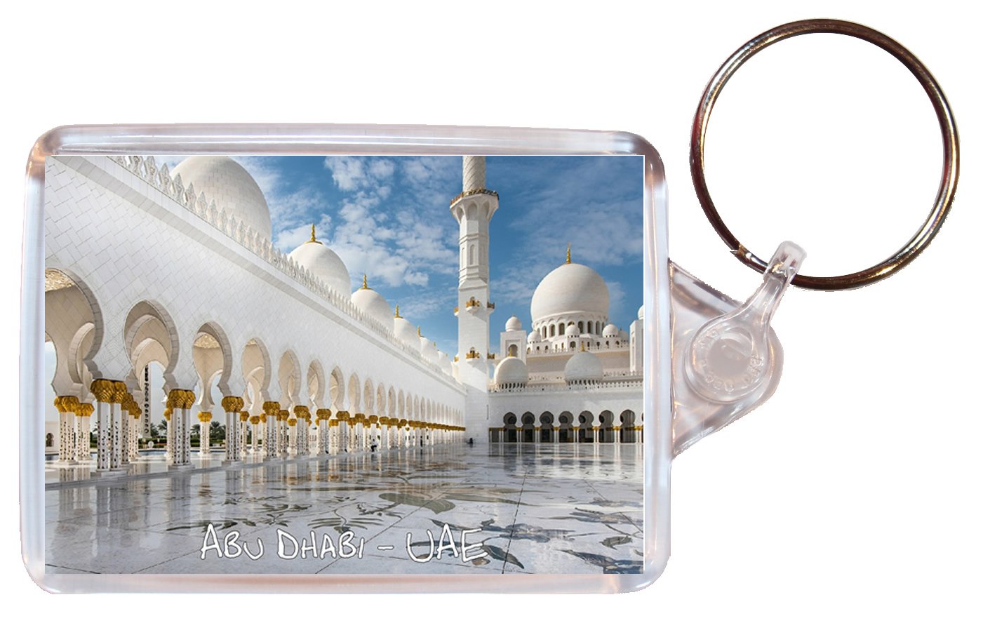 Baked Bean Store Multicolor Abu Dhabi - Uae - Double Sided Large Keyring Gift/Present/Souvenir