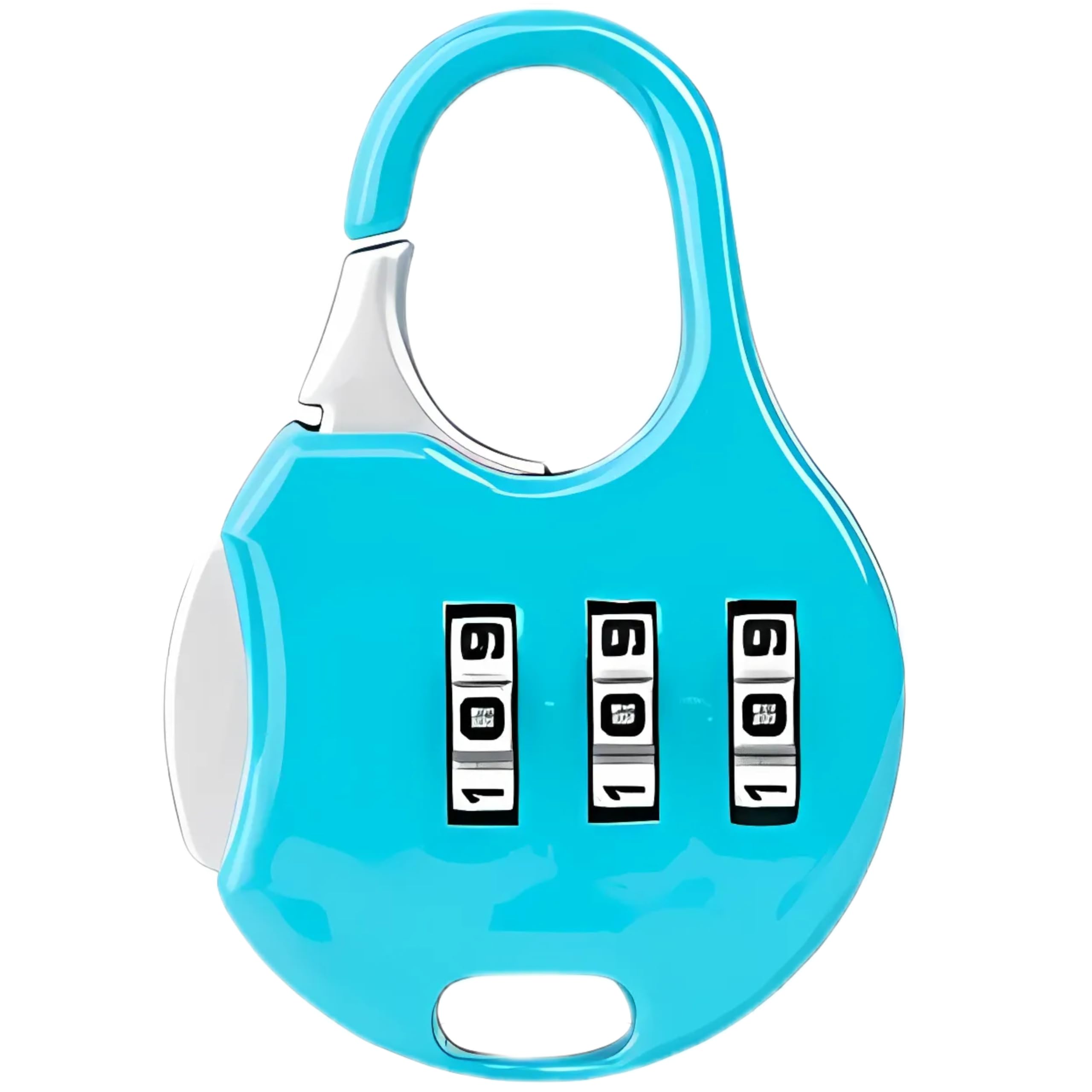 Cadeado com Senha 3 Dígitos – Proteção para Armários Malas Maletas – Antifurto Compacto