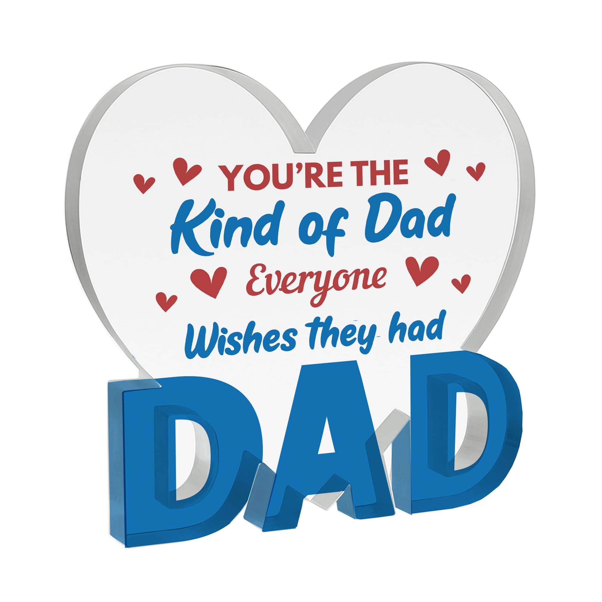 Red Ocean Gifts For Dad Christmas Birthday Gifts Acrylic Plaque Dad Everyone Wishes They Had Gift From Daughter Son Best Father Gift For Christmas Him