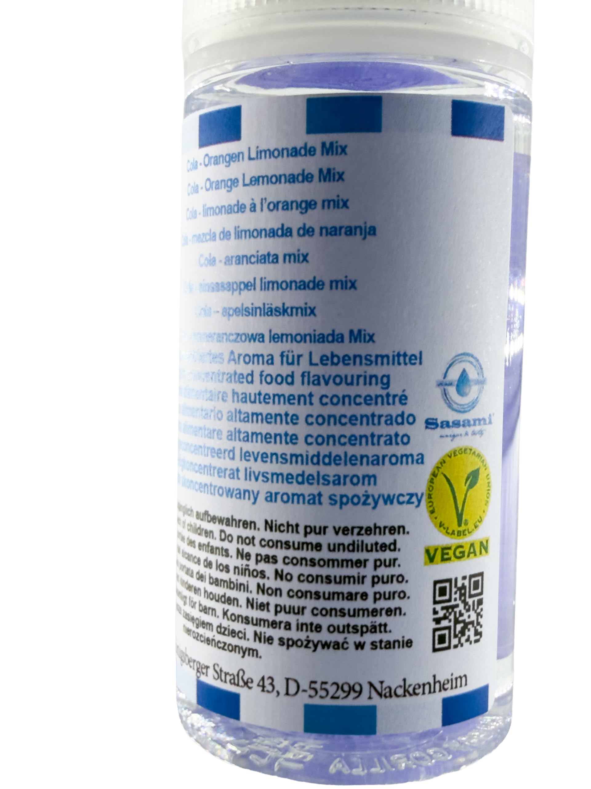 Cola - aranciata mix aroma concentrato - vegano - Sasami - 100ml