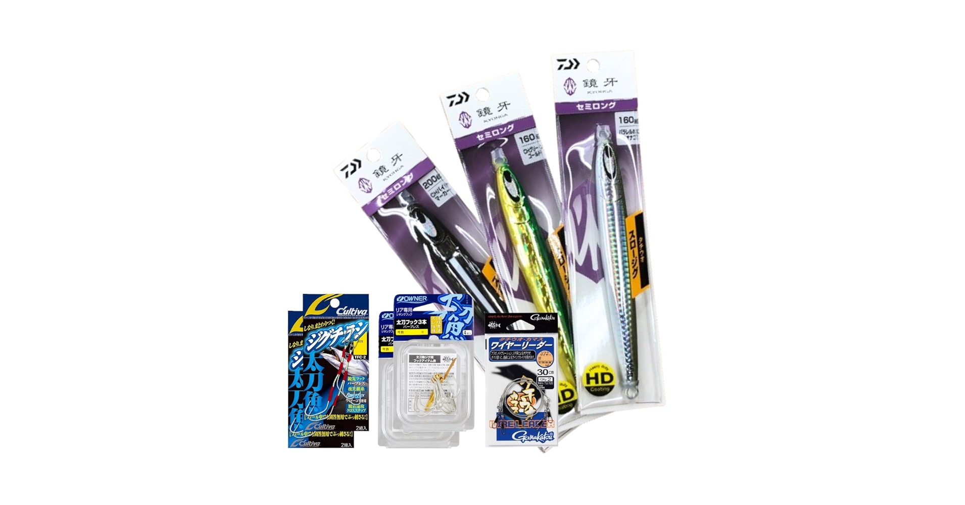 Amazon.co.jp: ダイワ(DAIWA) タチウオジグ 鏡牙ジグセミロング