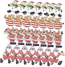 Abaodam 40 Peças Botões De Madeira Botões Grandes Para Costura Botões Grandes Para Artesanato Botões De Natal Para Artesanato DIY Artesanato Botões DIY Acessórios De Botão De Desenho