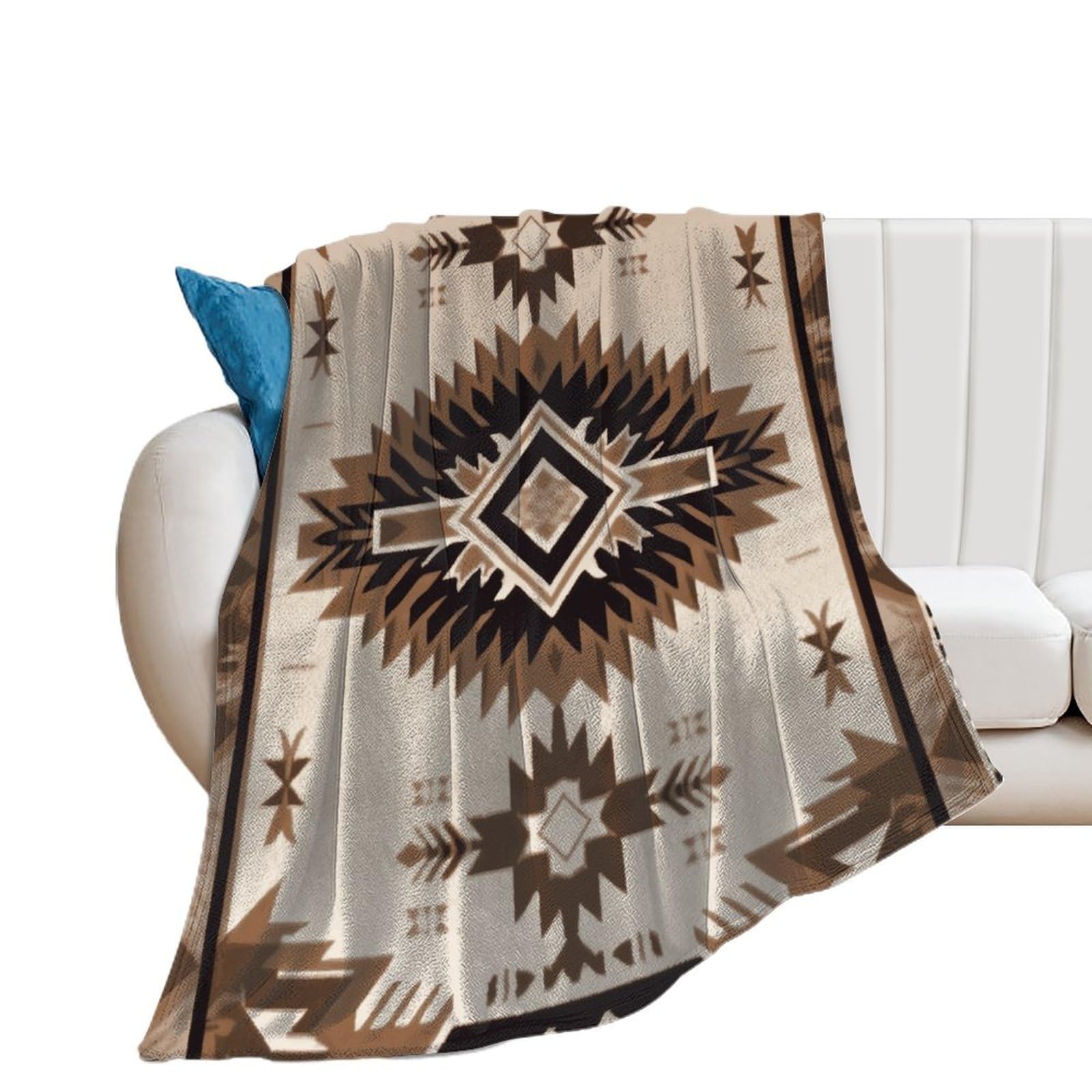 Couverture de lit amérindienne chaude femme couverture plaid canapé toutes saisons