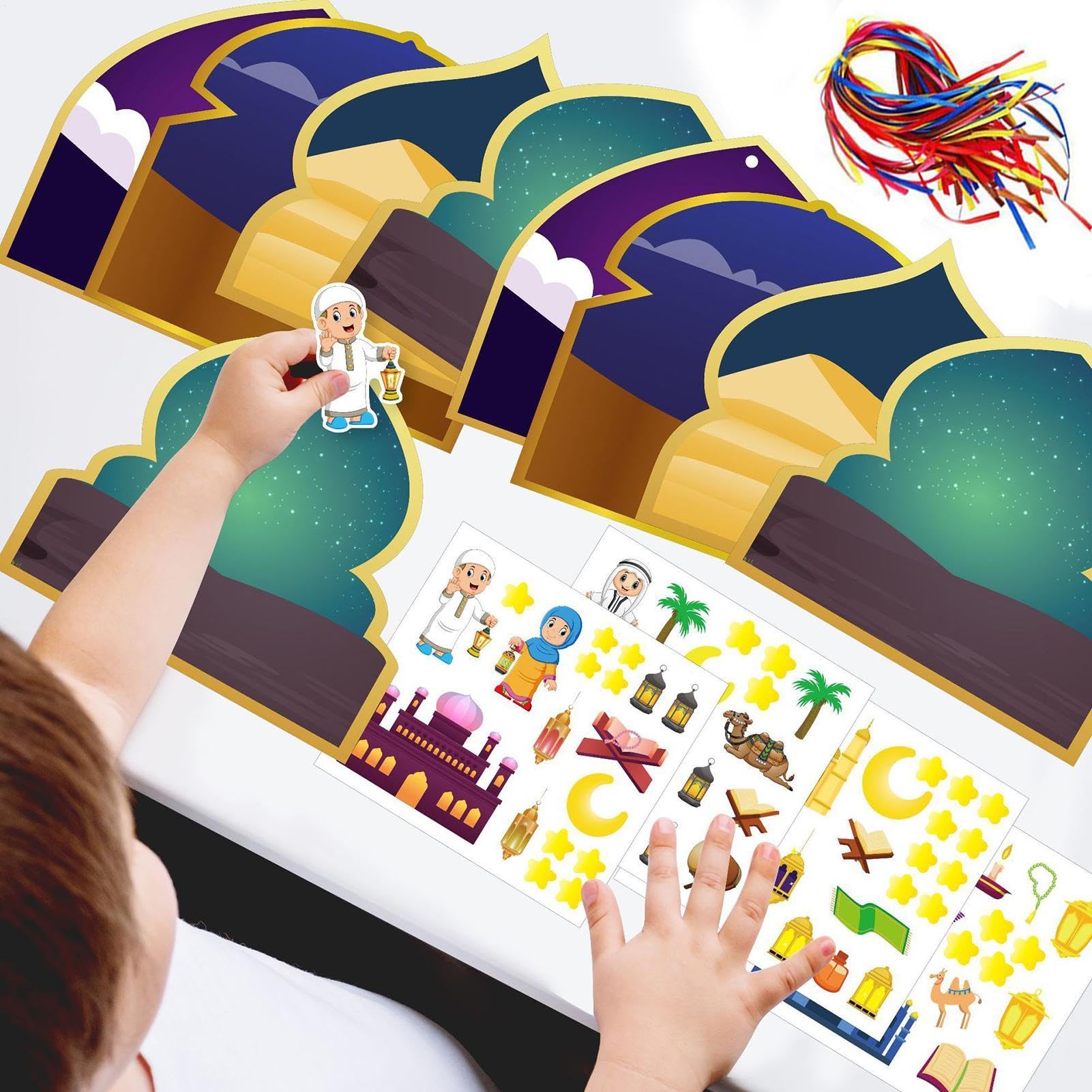 12 Adesivi Pasquali Per Bambini – Crea La Scena Di Gesù, Attività Educativa Per Scuola Domenicale