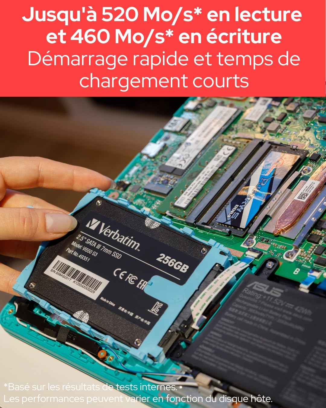 Verbatim Vi550 S3 Ssd 256gb (256gb Verbatim Vi550 S.3 2.5 Inch Sata Iii Ssd)