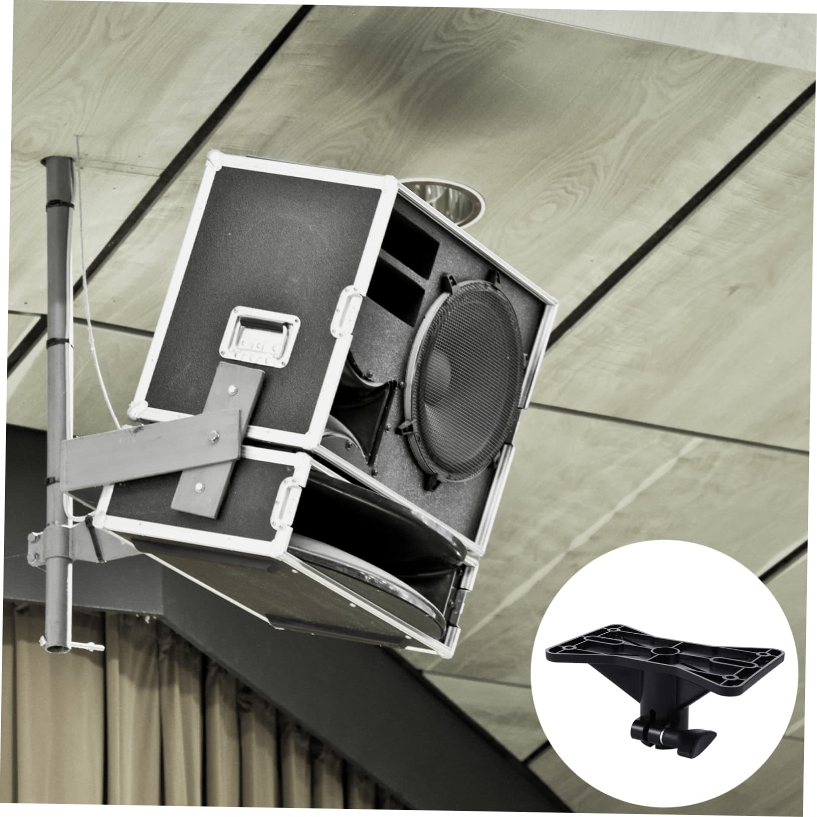 Sewroro Durable Speaker Stand Bracket for Surround Sound Speakers Easy Install Heavy Duty Stage Stand