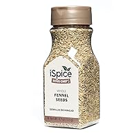 Vista 1 de iSpice Semilla de hinojo Tamaño a granel Especias gourmet Kosher (4.7 onzas, semillas de hinojo entero)