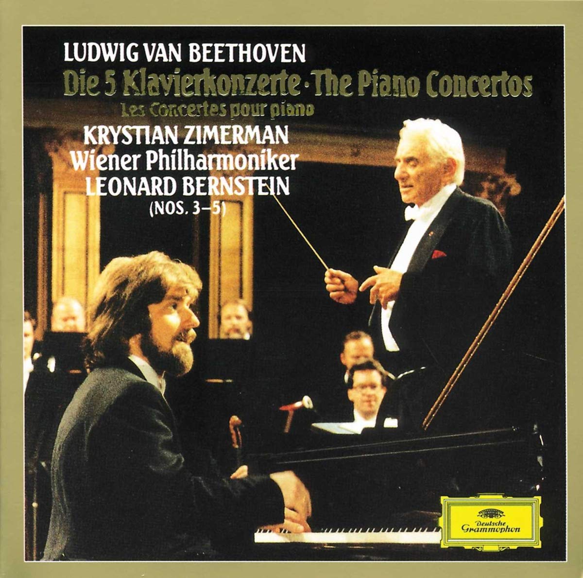 Beethoven: Pno Concertos Nos.1 - 5 [Audio CD] Zimerman, Krystian; Ludwig van Beethoven and Leonard Bernstein
