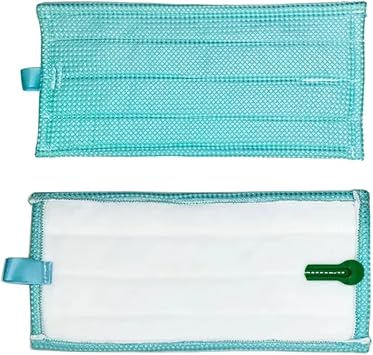 Assembly Reusable Washable Mop Cloth,Compatible for Vorwerk Kobold SP7 / SP600 / SPB100 C,Microfiber Cleaning Cloths Vacuum Cleaner Parts2PCS