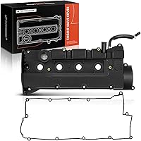 Vista 1 de A-Premium Tapa de válvulas del motor, con junta de tapa de válvulas, compatible con Hyundai Elantra 04-06, Tiburon 04-08, Tucson 05-09, Kia Spectra
