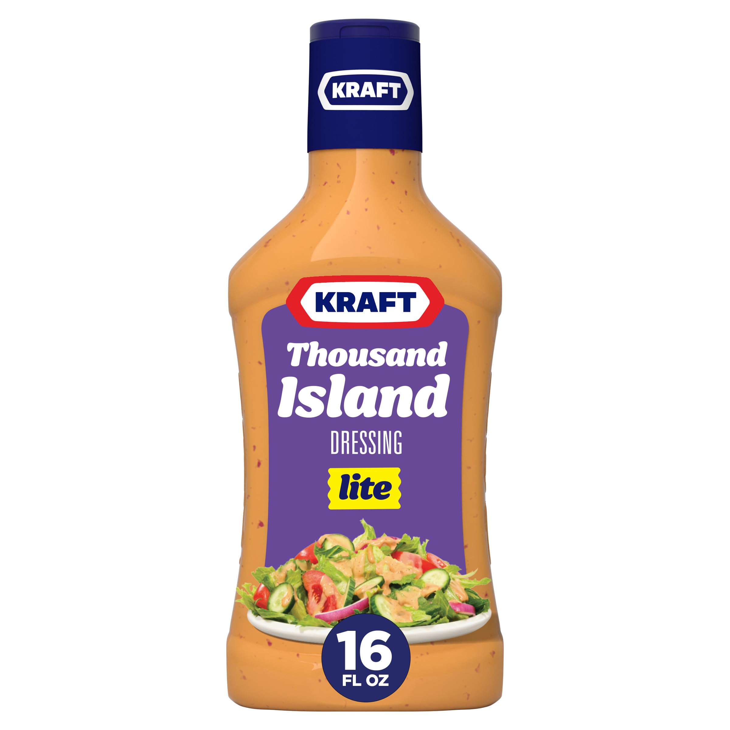 Kraft Thousand Island Lite Salad Dressing (16 fl oz Bottle)