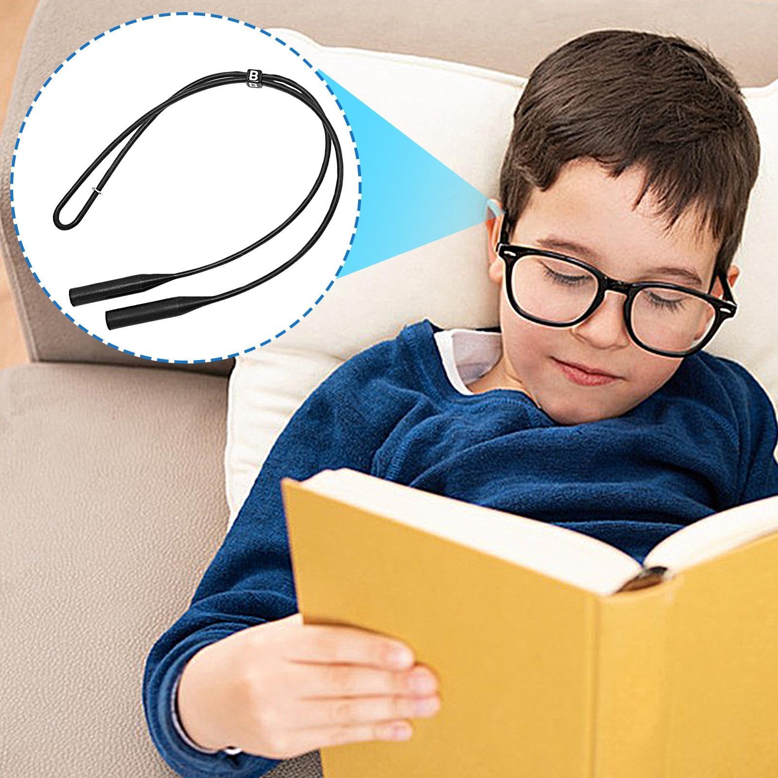 Cinturino per occhiali di sicurezza in silicone, cinturino per occhiali in silicone per bambini,Cordoncino di fissaggio per occhiali regolabile | Cinturino regolabile per occhiali, cordino di