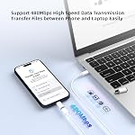 Paquet de 5 USB Adaptateur de charge de foudre C pour iPhone 16 15, Lumière à USB C Adaptateur avec transfert rapide de données pour iPhone 16 15 Plus Pro Max, Galaxy S24 S23, Pixel 8 7 6, iPad Pro, MacBook Pro