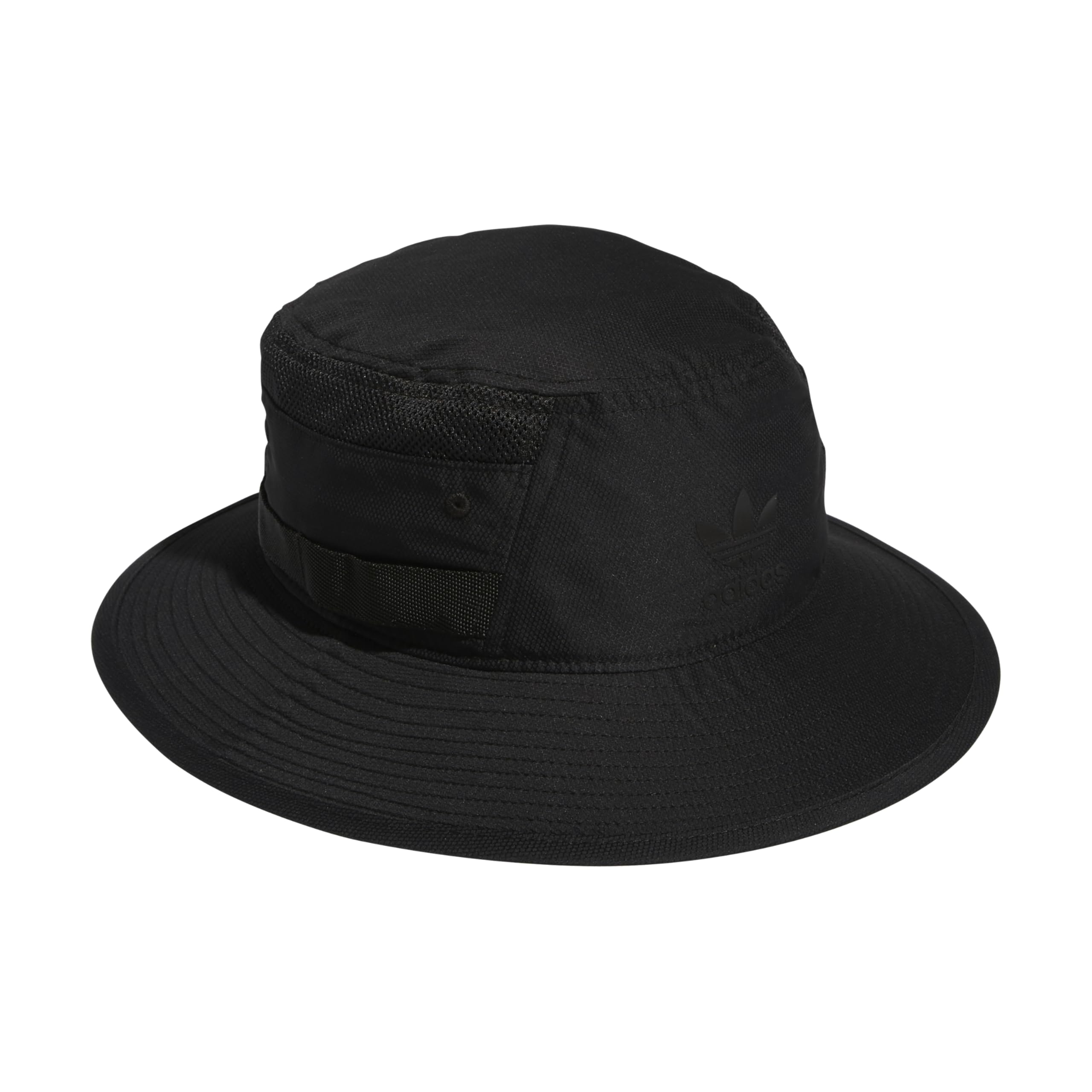 adidas Originals Unisex Originals Webbing Boonie, Black/Black, Large-XLarge