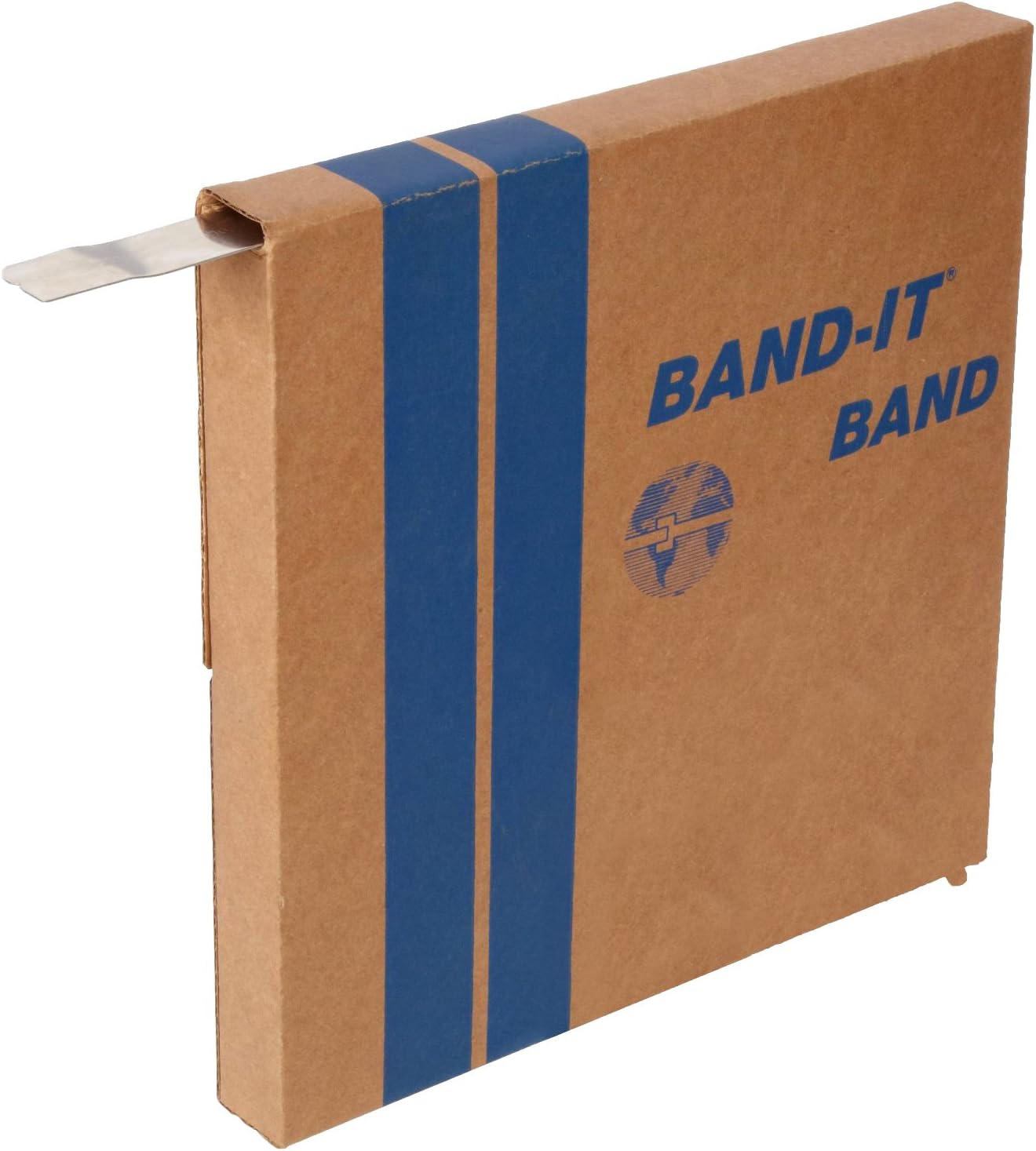 BAND-IT G43199 1.0" Wide, 0.044" Thick, 201 Stainless Steel Shiny Finish Giant Band (100' Roll)