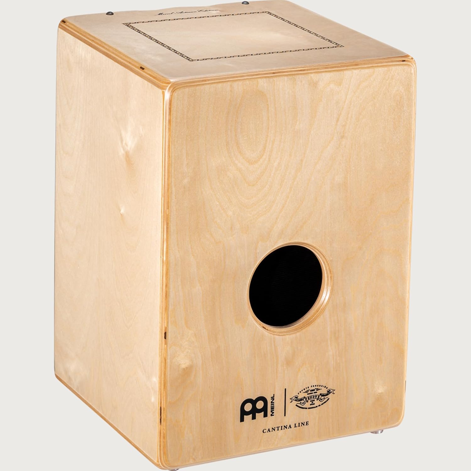 Meinl Artisan String Cajon with Walnut Frontplate / Baltic Birch Body - MADE IN SPAIN - Cantina Line, 2-YEAR WARRANTY (AECLWN)