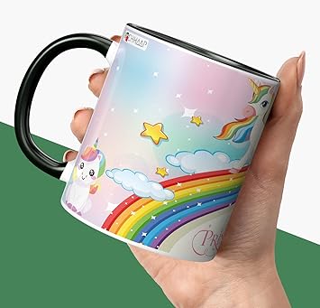 NH10 DESIGNS Printed Cartoon Coffee Mug Cartoon Mugs for Kids Girls Boys Friends Best Birthday Gift Return Gifts Cartoon Tea Coffee Cups for Cartoon Lover (Ceramic Coffee Mug-350ml) - UC3TM 02