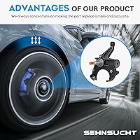 Vista 4 de Kit de bajada de husillos delanteros de 3 pulgadas compatible con Chevrolet/GMC para C10 75-87, para C10 Suburban 73-86, para R10 Suburban 87-88