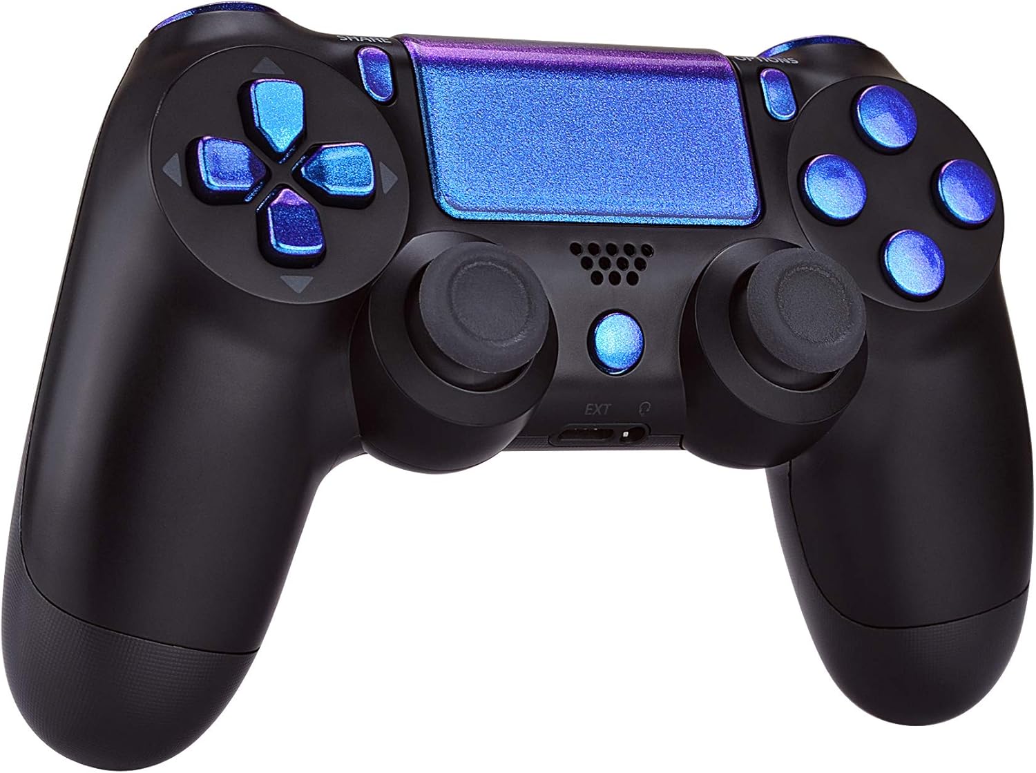 Buy Extremerate D Pad R1 L1 R2 L2 Trigger Touchpad Action Home Share Options Buttons For Playstation 4 Controller Chameleon Purple Blue Full Set Buttons Repair Kits For Ps4 Slim Pro Cuh Zct2 Controller