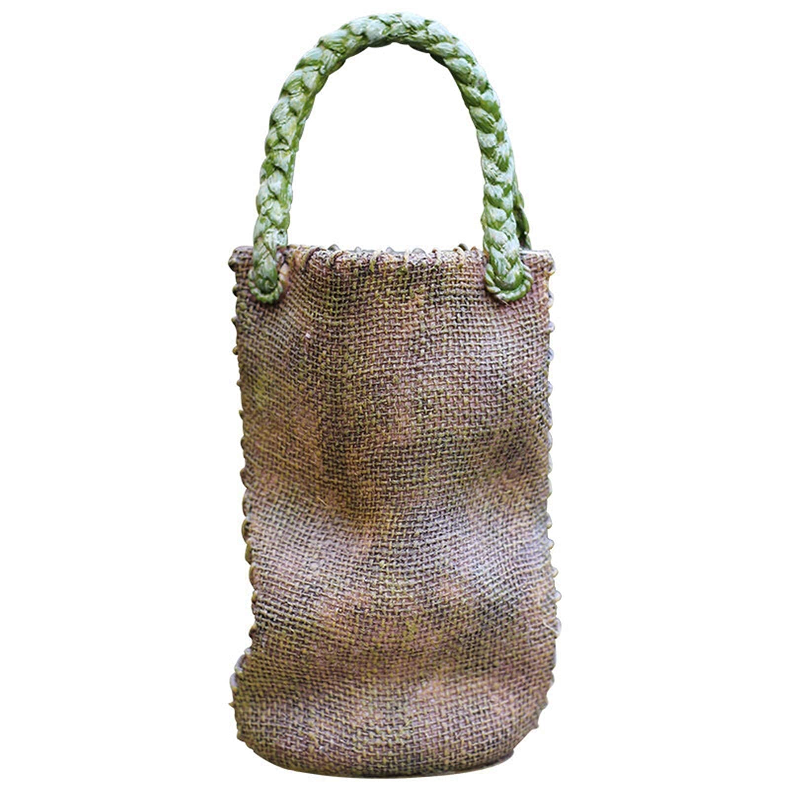 Gartenornamente für den Außenbereich, Tasche, Blumentopf, grüne Pflanzen, Zubehör, Harzornamente, Gartenvasen für den Außenbereich, Figuren, Parkdekoration, Hofhandwerk, Feengartenornamente (Stil 1, o