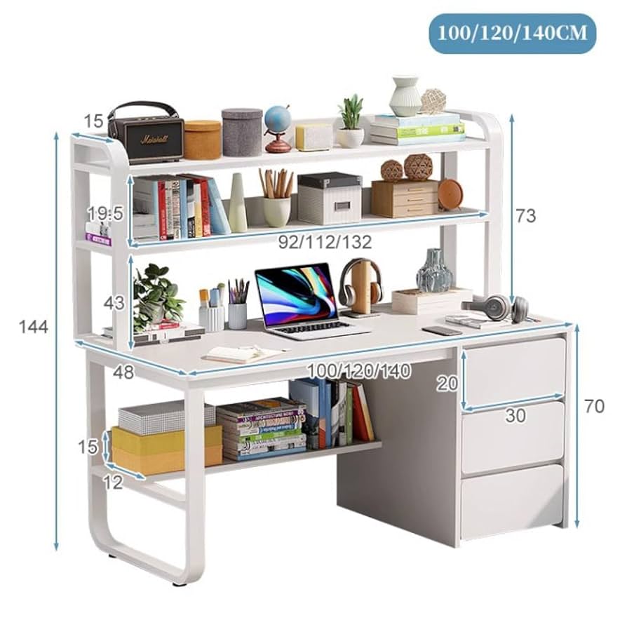 勉強机 【受け取り】 オクモト ナチュラルホワイト 学習机