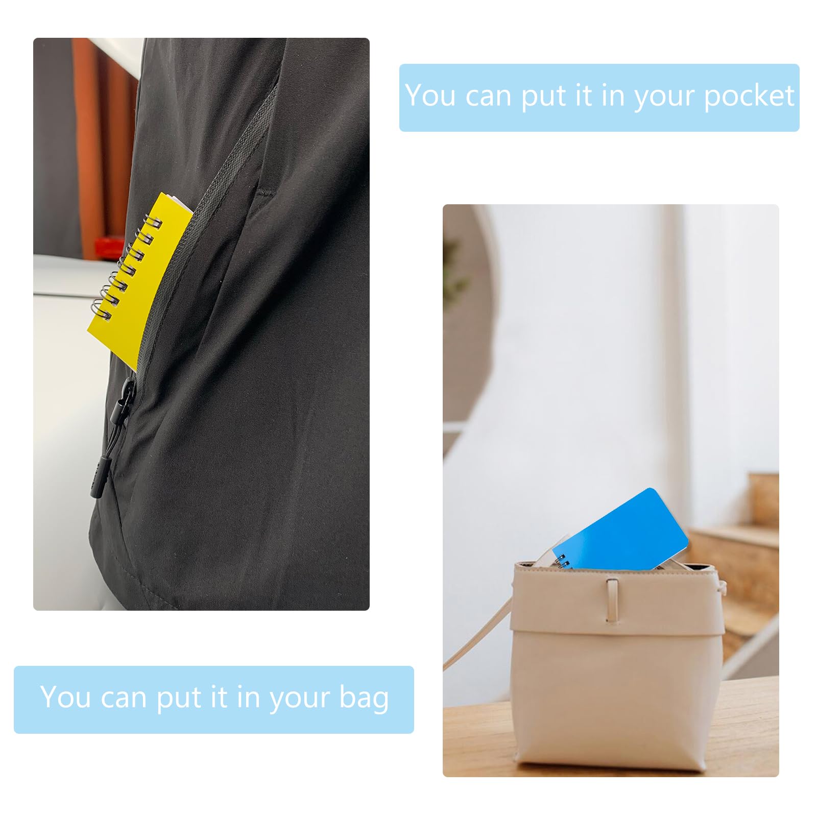 KTOJOY 8 Pack Pocket Notebook Small 3x5 Spiral Notepads With Lined Pages, Small Top Spiral Notebook Little Mini Memo Steno Note Pads for Outdoor Home Office College School - Image 6