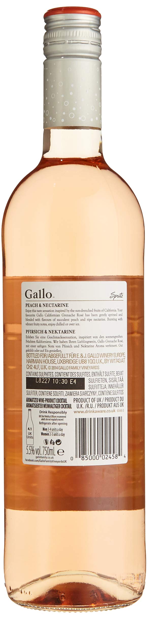 Gallo Family Vineyards Spritz Pfirsich Nektarine (6 x 0.75l)