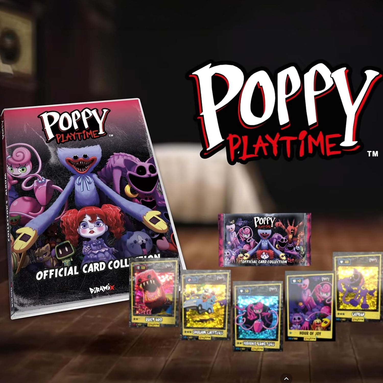 Folder Pop Play + 1 saszetka – oficjalny album na karty Diramix (łącznie 1 album i 1 papierowa torebka, każde opakowanie 5 papieru)