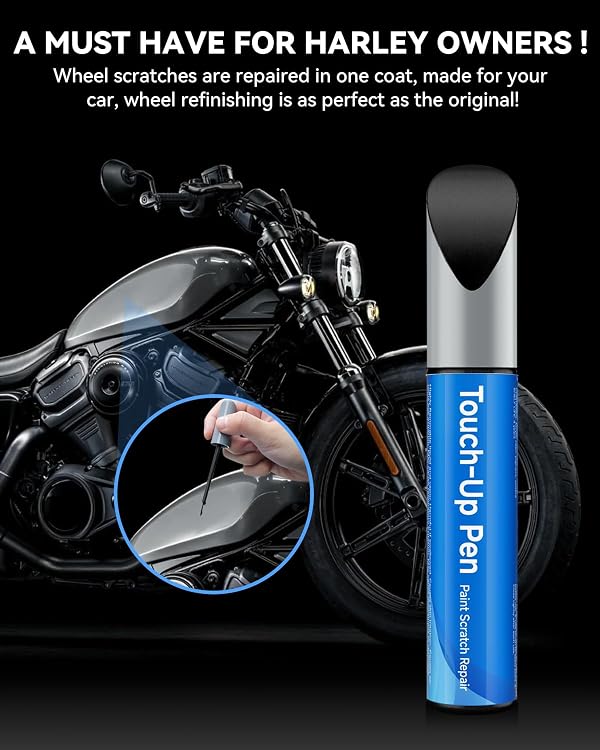 HAR095/DZT Velocity Red Sunglo Touch Up Paint Compatible with Harley-Davidson Exact Match Touch Up Paint Car Scratch Repair by RSACET - Used condition - Image 6