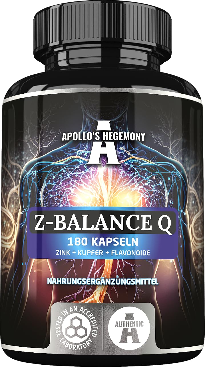 Z-Balance Q - Zinc + Cooper 16,5mg with Green Tea (50% EGCG) and ...