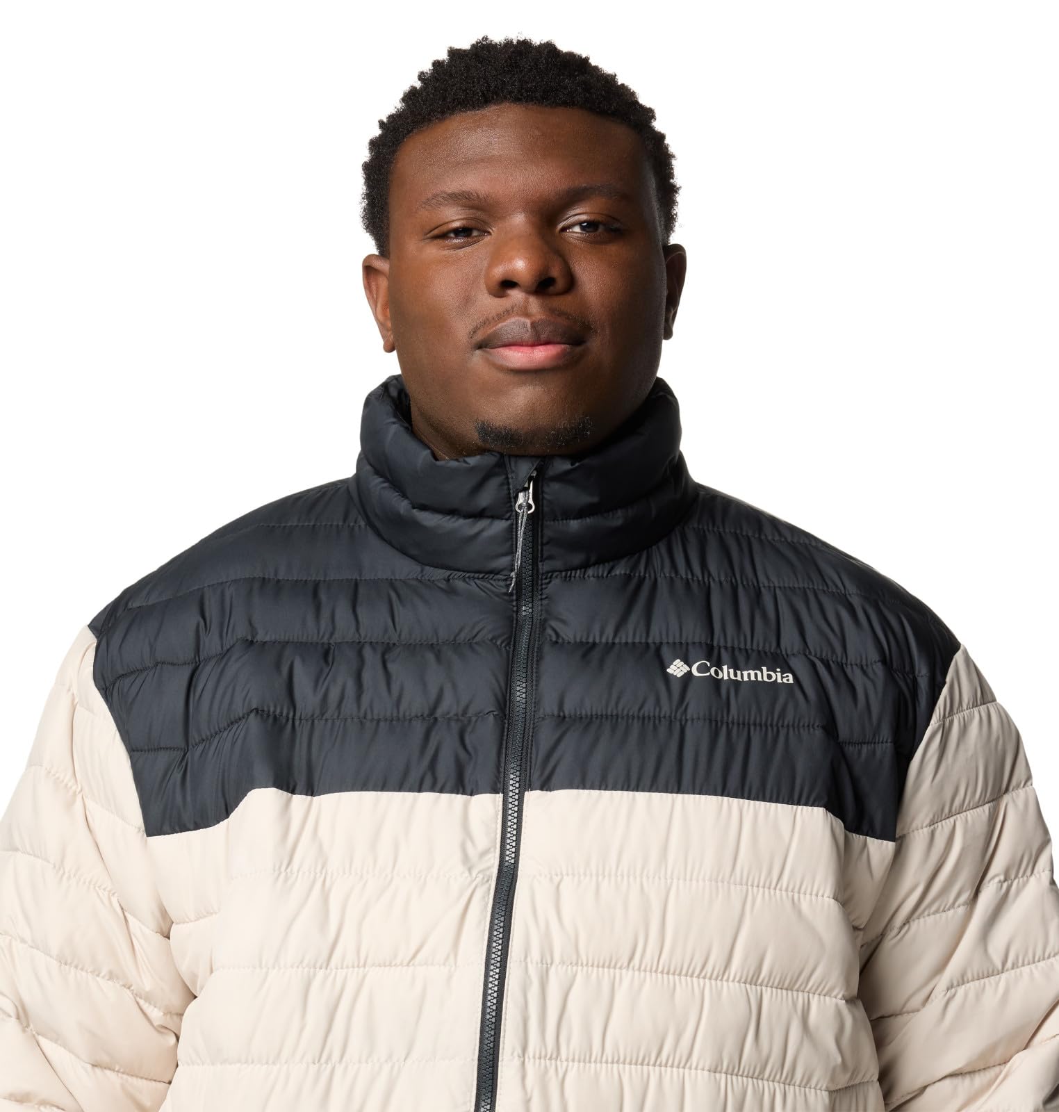 Columbia Men's Powder Lite II Jacket, Dark Stone/Black, Small view 6
