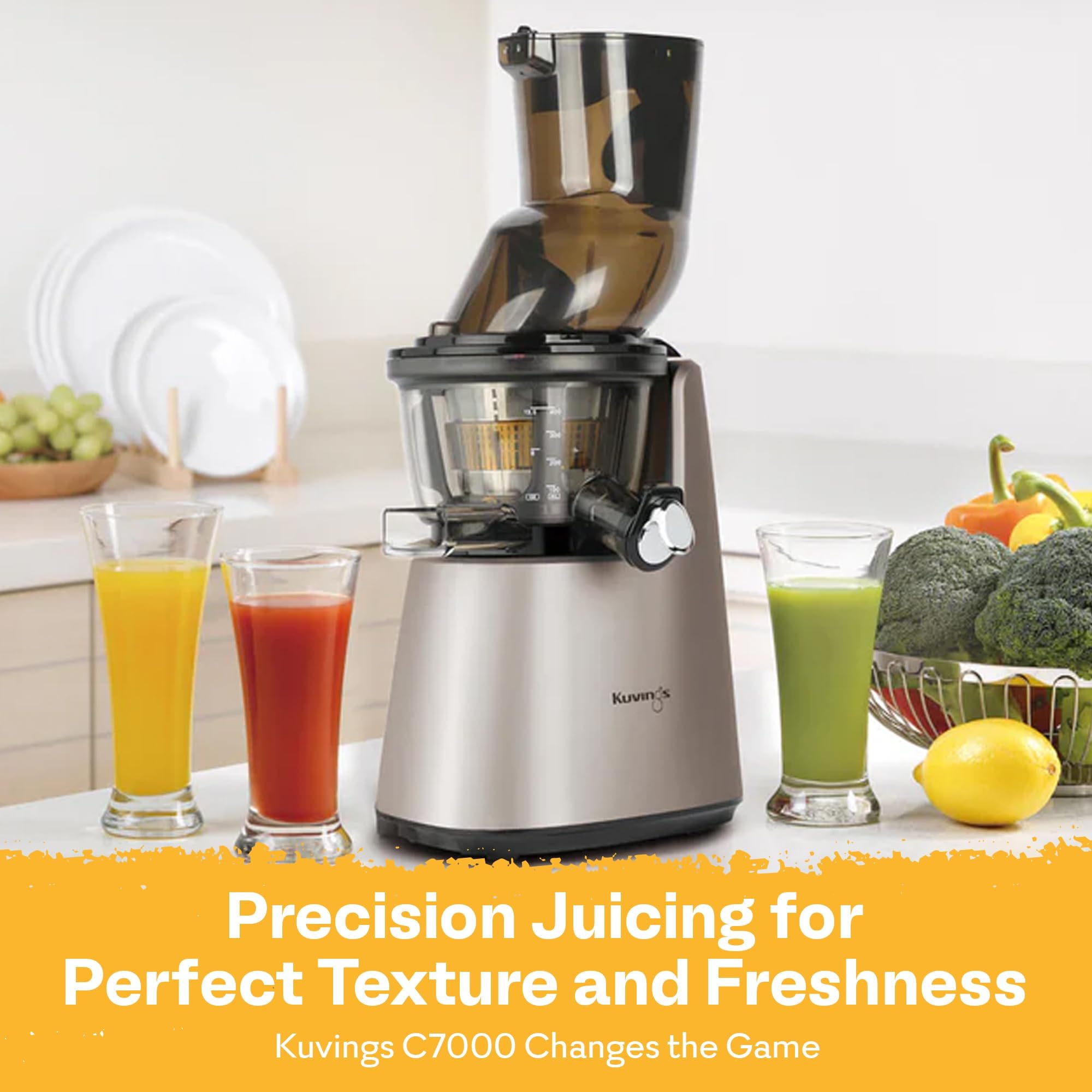 Kuvings Whole Slow Juicer C7000SS - Slow Masticating Juicer