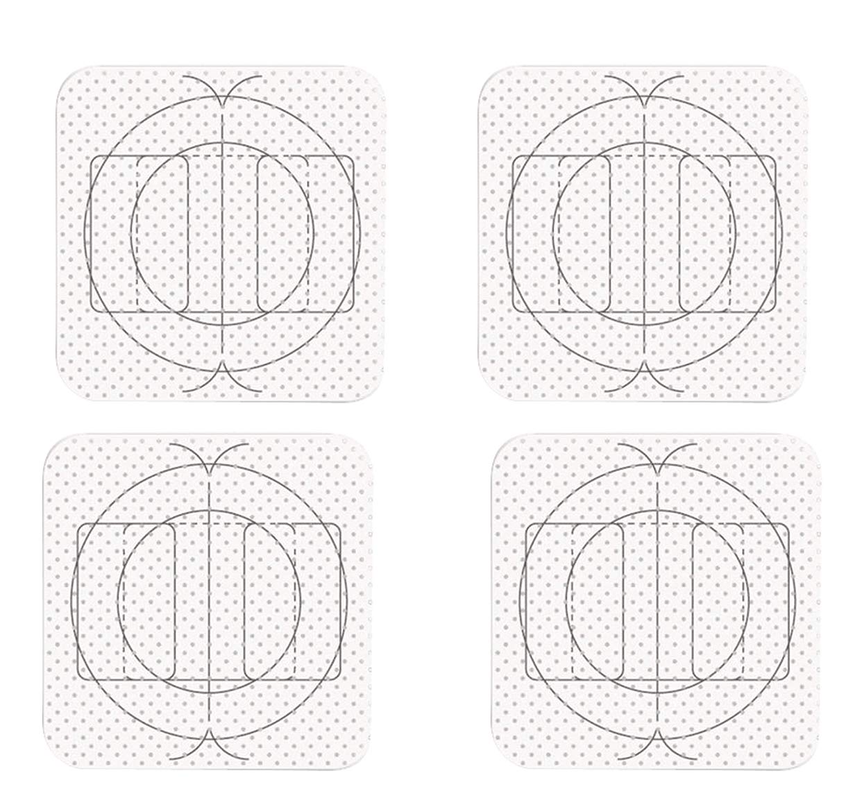 STRAIT FLEX INTERNATIONAL PP-2PK STRAIT FLEX INTERNATIONAL Perma Drywall Patch (Four Pack)