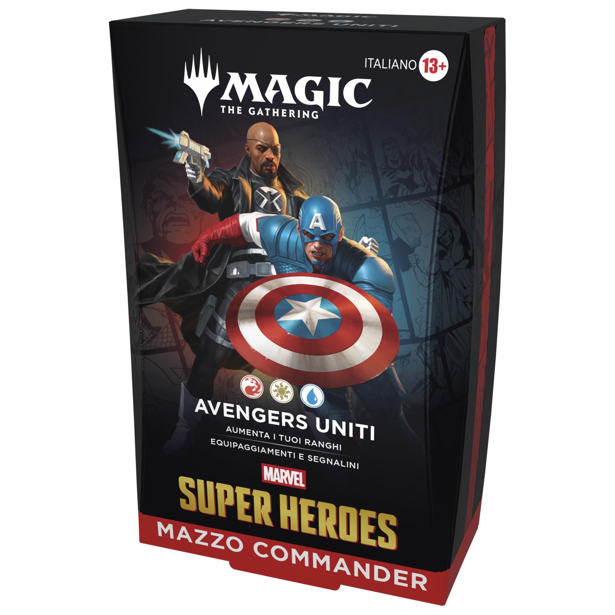 Mazzo Commander di Magic: The Gathering - Marvel Super Heroes - Avengers Uniti (Versione Italiana)