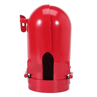 Acetylene Gas Cylinder Regulator Safety Cap Protector 3-1/8 x 11 High Pressure Gas Cylinder Tank Valve Protection Cap, Fall-Proof Steel Gas Cylinder Cap for Storage Transport