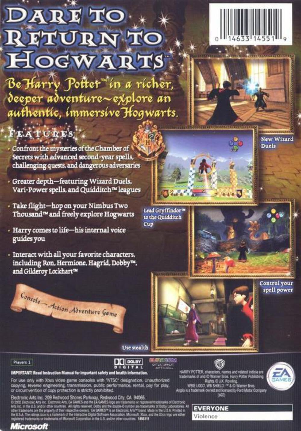 Amazon.com: Harry Potter and the Chamber of Secrets : Video Games
