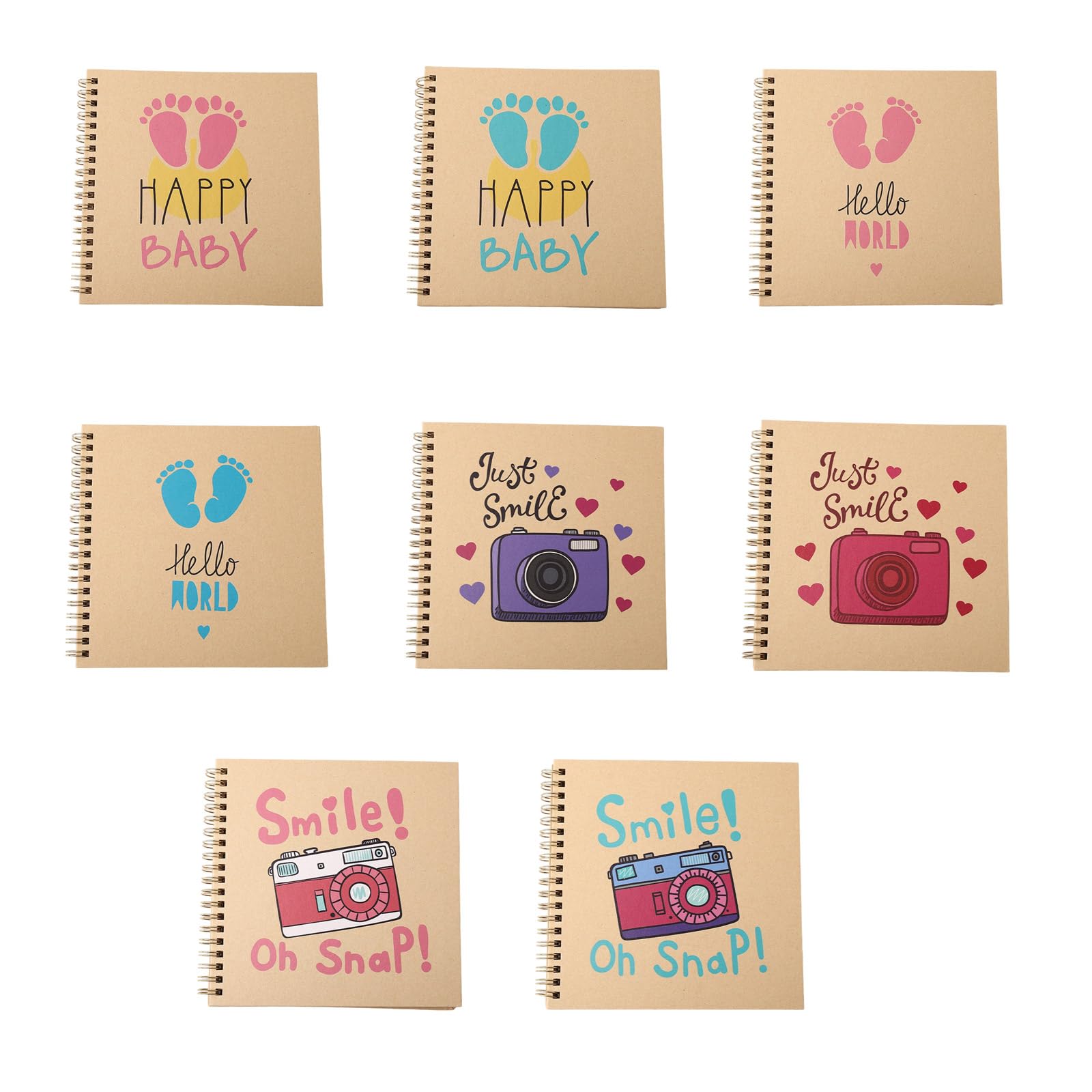 Album dei ricordi per bambini, per attività precoci, con carta sicura e pagine creative, album per il primo anno