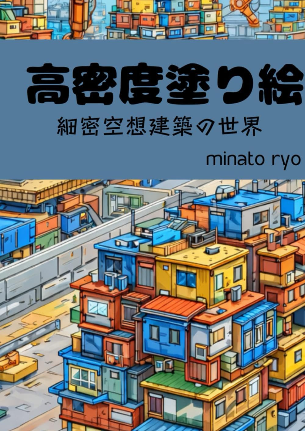 高密度塗り絵: 細密空想建築の世界
