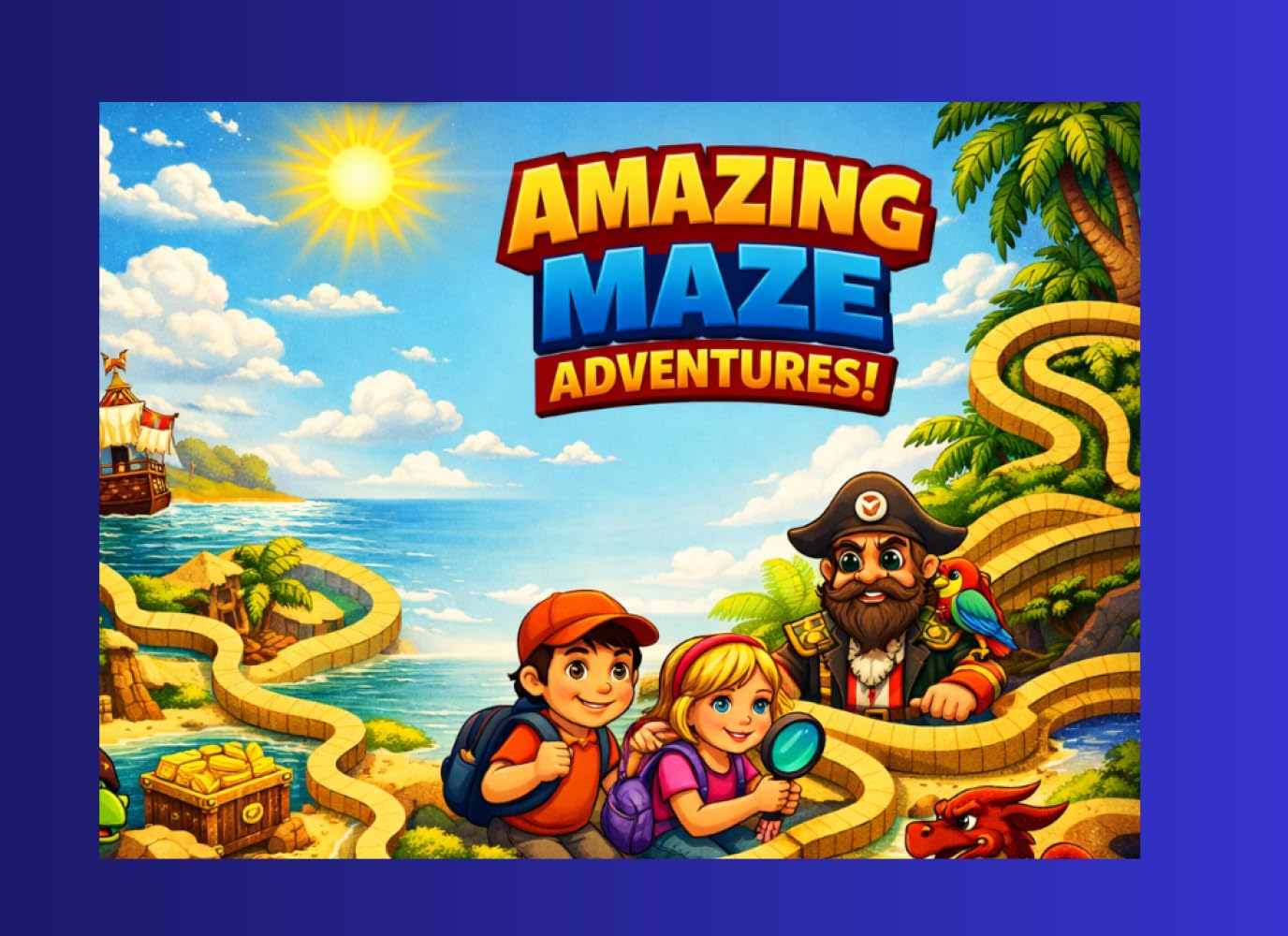 Amazing Mazes for Kids: Fun Puzzle Adventure Activity Book