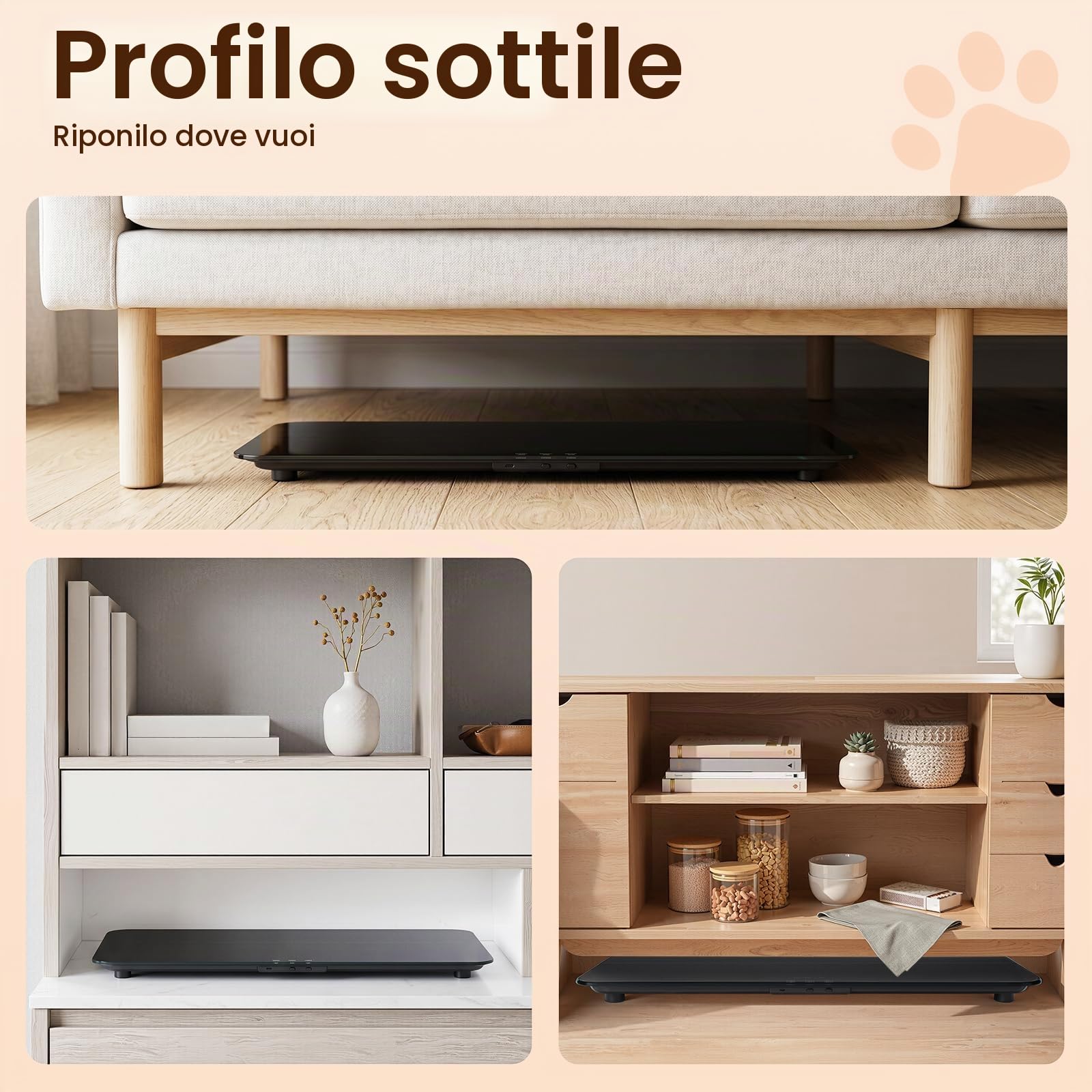 Bilancia digitale per animali domestici, bilancia per cani, fino a 100 kg, precisione 10 g, grande piattaforma, display LCD, 3 modalità di pesatura, funzione tara, bilancia per animali, per cani
