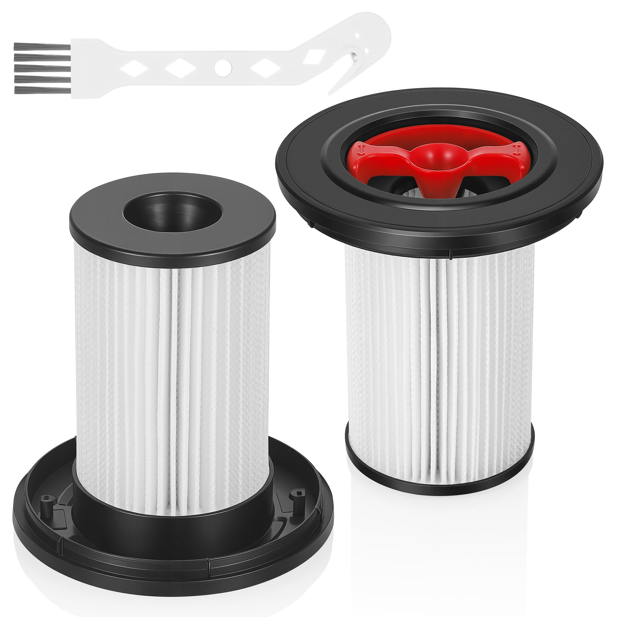 2 Pack HEPA Filter Replacement for Bosch Unlimited Gen 2 Series 8οΌBSS825CARPοΌ, Model 12036642/12023349, Washable & Reusable Vacuum Replacement Filter with Cleaning Brush, (Not for Series 6 and 7)