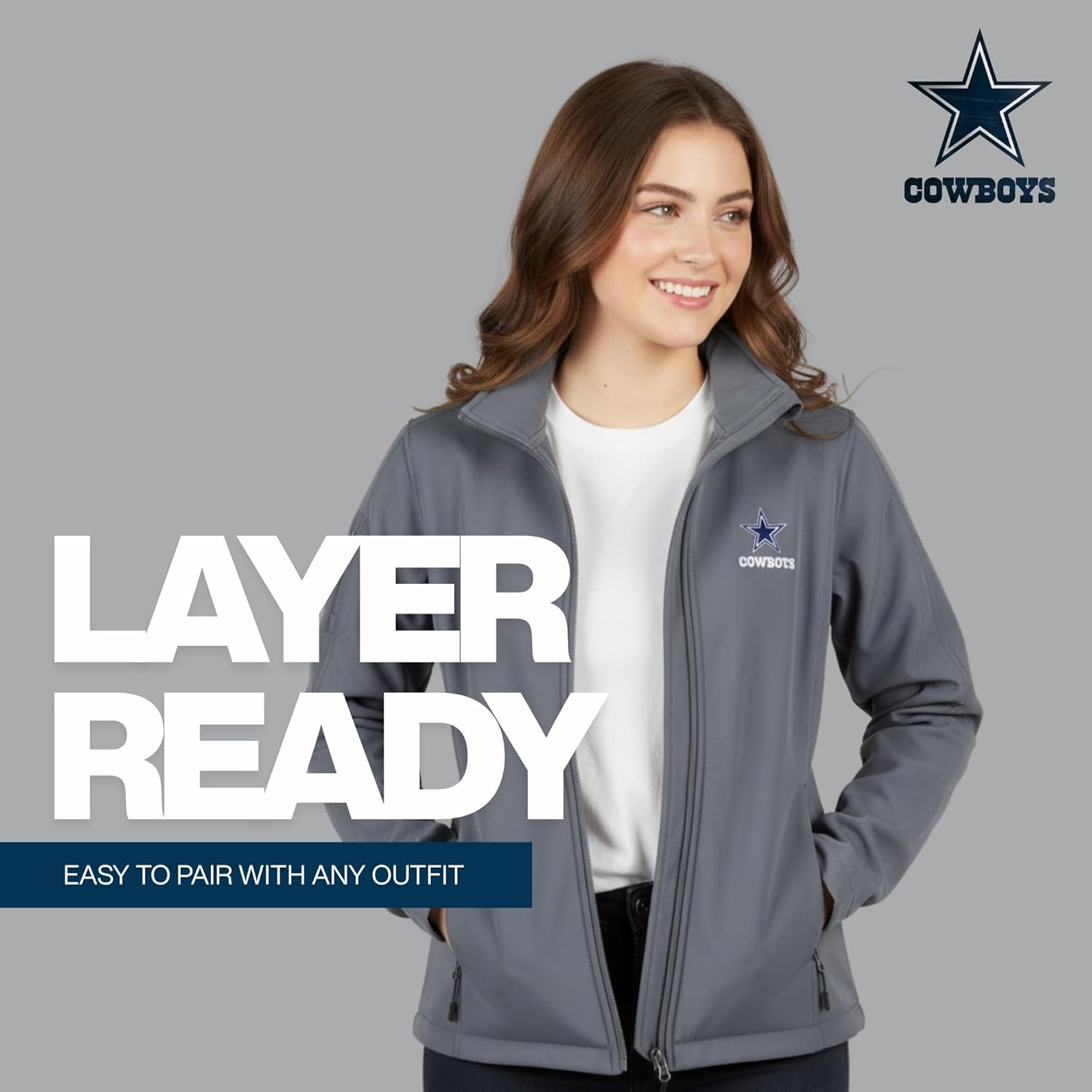 Dunbrooke NFL womens Sonoma Softshell Jacket
