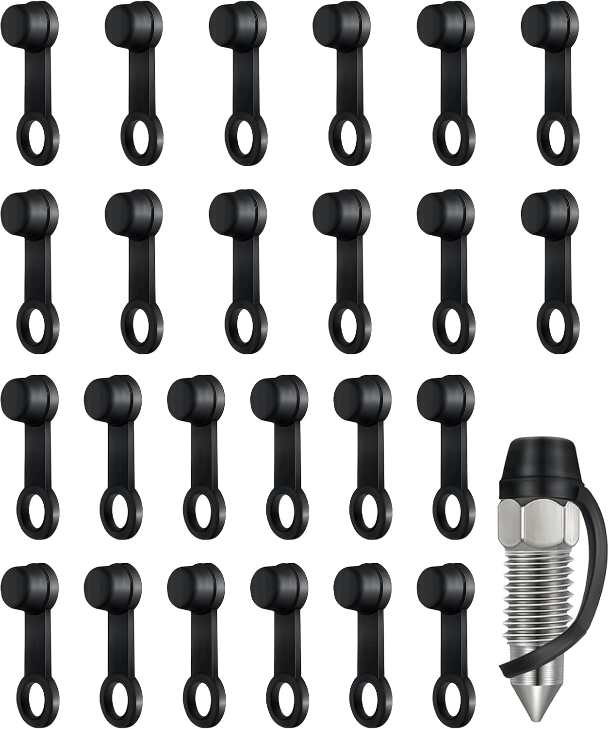 YAKEFLY 24PCS Brake Bleeder Cap,Universal Brake Bleeder